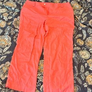 Cato Vibrant Coral Trousers